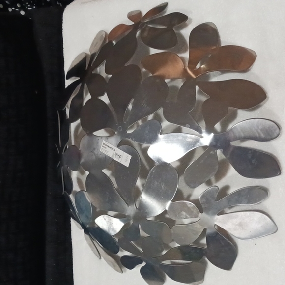 Stockholm Stainless Steel Floral Print Bowl. SET of 2. - Picture 9 of 12